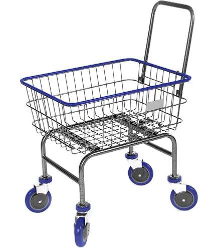 Amazon.com: R&B Wire™ 100T Front Load Wire Laundry Cart, 2.25